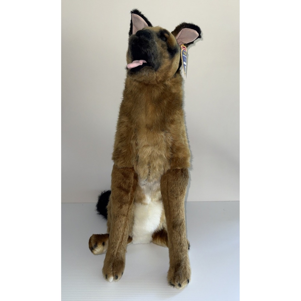 Mellisa & Doug 32" Lifelike German Shepherd Stuffed Animal Dog Plush Pet - Picture 6 of 7